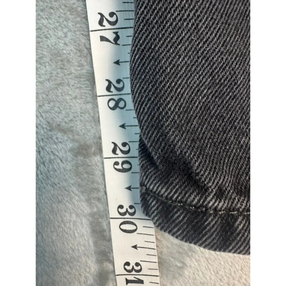 Levi's Jeans Mens 31x30 505 Regular Fit Straight Leg Faded Black Denim Pants